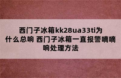 西门子冰箱kk28ua33ti为什么总响 西门子冰箱一直报警嘀嘀响处理方法